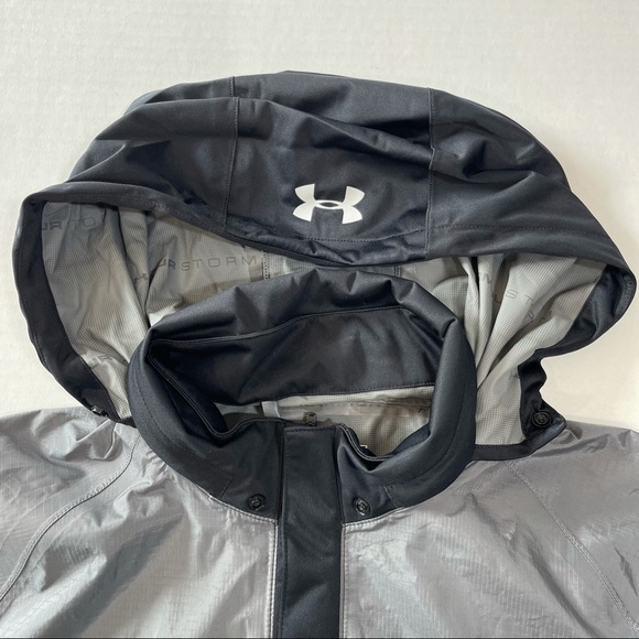 Under Armour Light Weight Jacket with Hoodie Women Size Medium - Picture 15 of 16